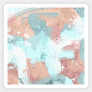 Abstract digital Painting Sticker